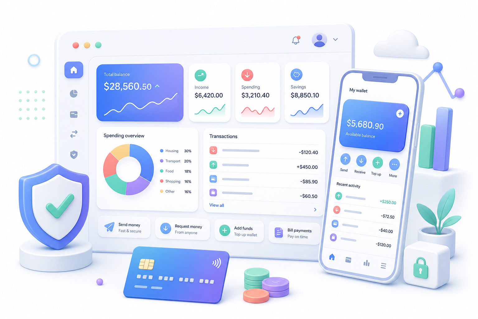 Codevia build & improve illustration